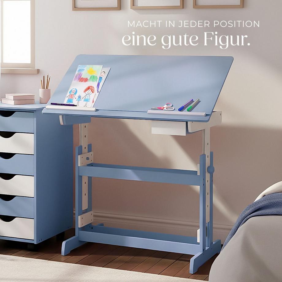 Tectake Scrivania  in legno  