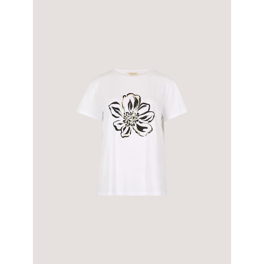APRICOT  T-shirt à motif floral doré 