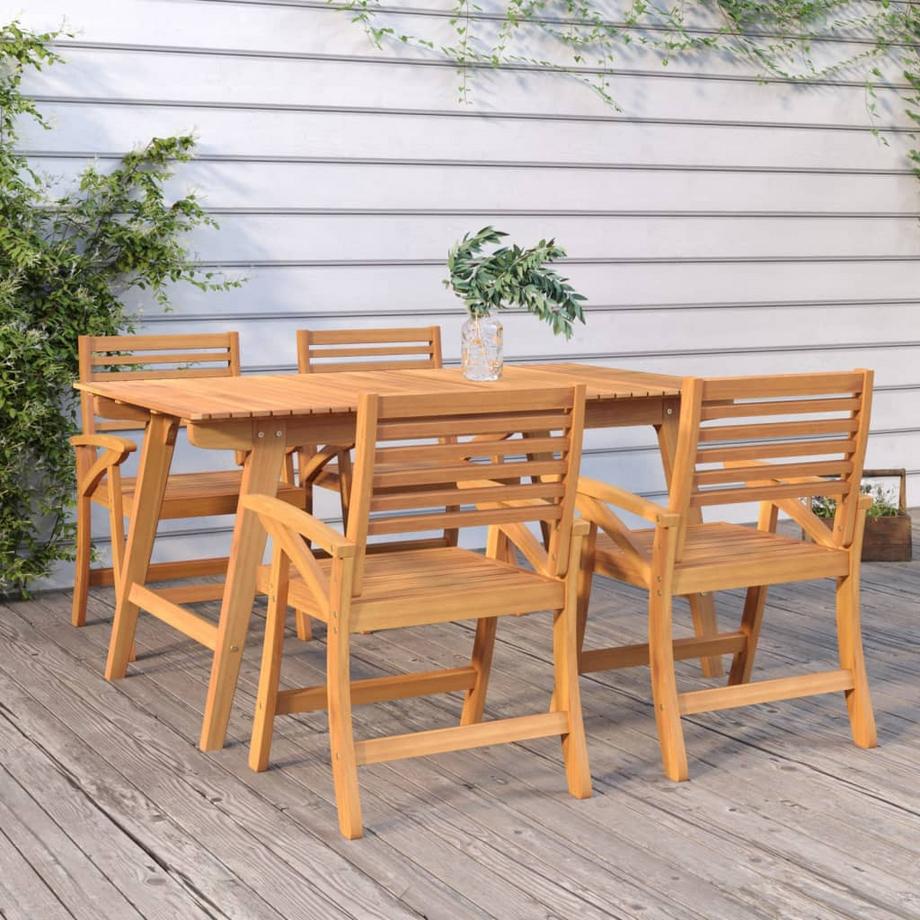 VidaXL tavolo da giardino Legno di acacia  