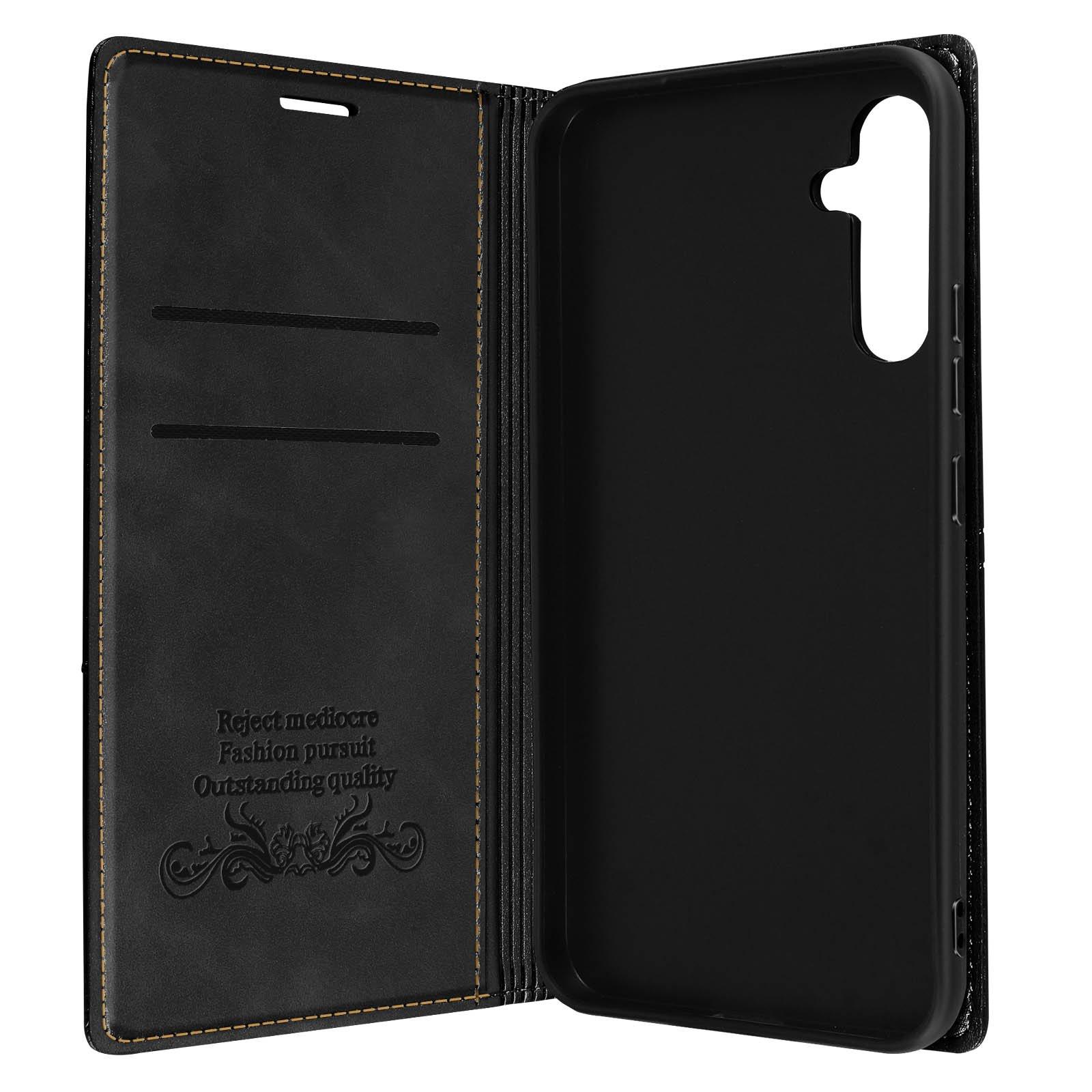 Avizar  Samsung A54 5G Wallet Etui Schwarz 