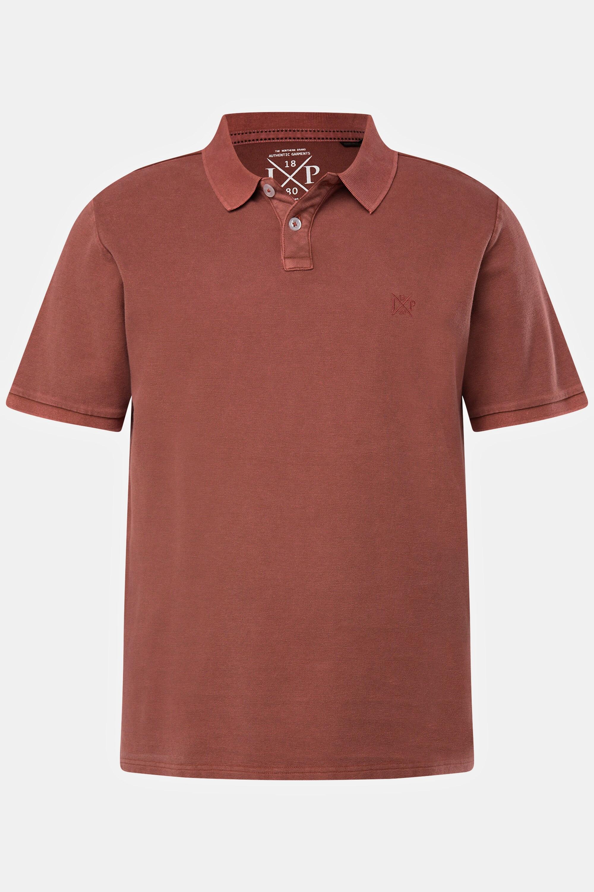 JP1880  Maglia polo in piqué dal look vintage con mezze maniche 