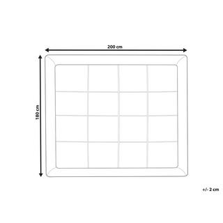 Beliani Matratzenschoner aus Mikrofaser AIZKORRI  