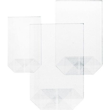 BÜROLINE  BÜROLINE Kreuzboden Beutel 145×235mm 423004 transparent 10 Stück 