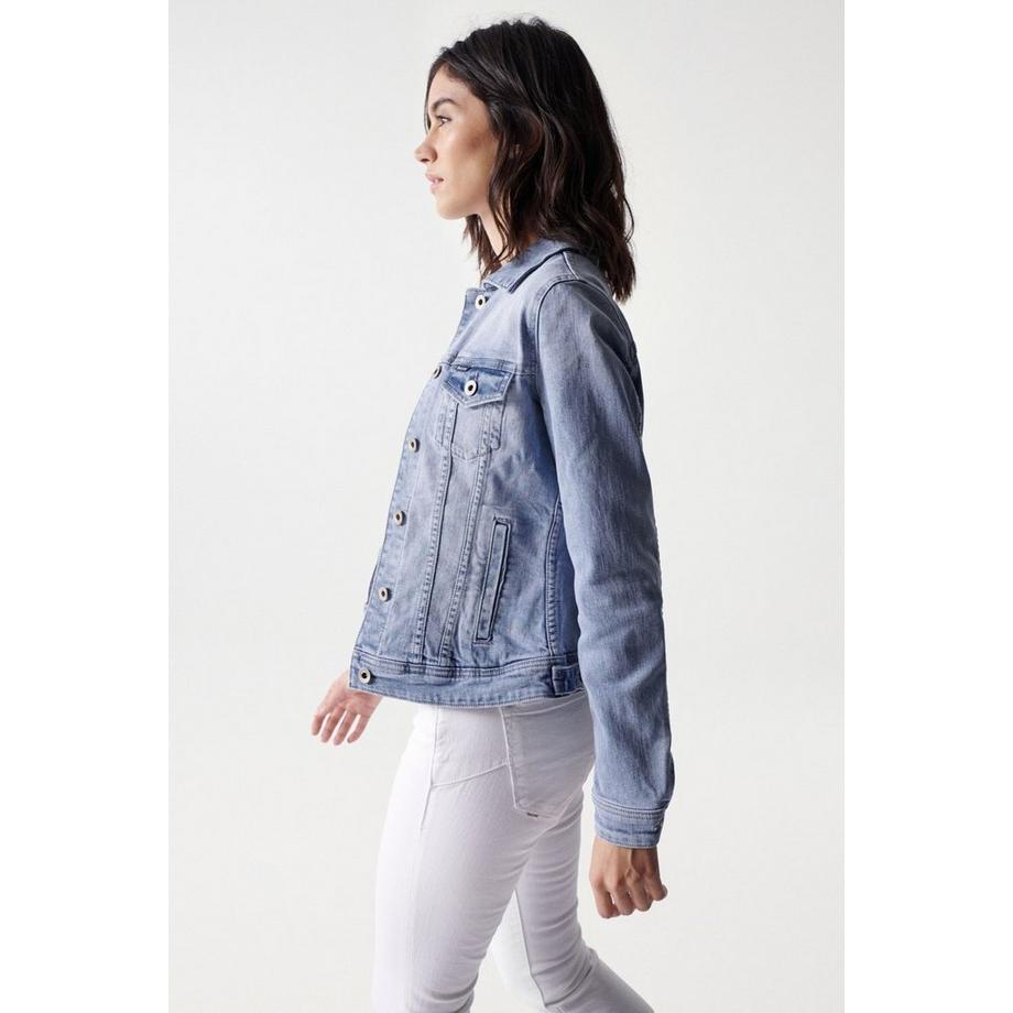 Salsa Denim Trucker Jacket Slim Fit  