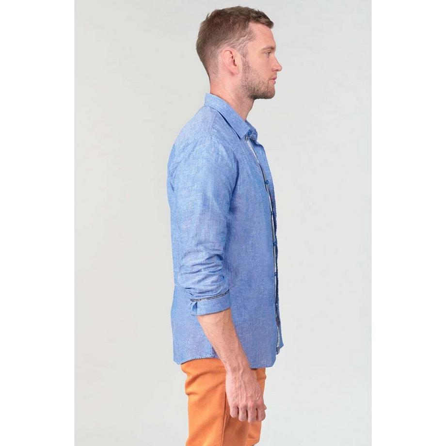 le temps des cerises Rodes Fantasia Floreale Slim Fit Camicia Maniche Lunghe  