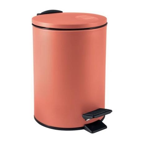 spirella Pattumiera da bagno a pedale Acciaio ADELAR 5L Terracotta Opaca  