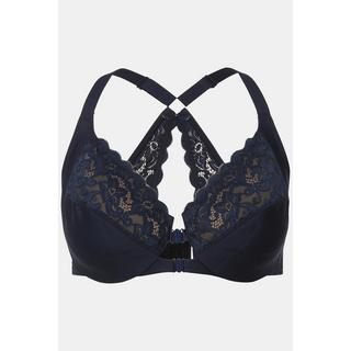 Ulla Popken  Soutien-gorge à armatures, dentelle et double fermeture - bonnet C-D 