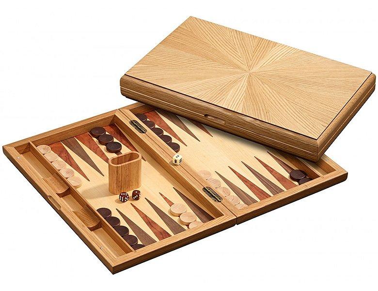 Philos  Spiele Backgammon - Milos - gross - Magnetverschluss 