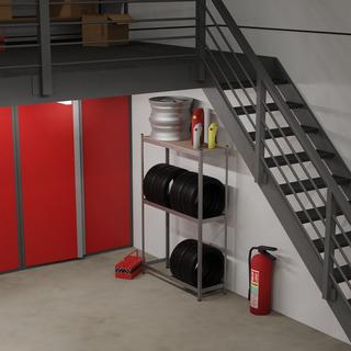 Northix Reifenregal für 8 Reifen  