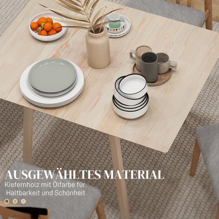 HOMCOM Table à manger  