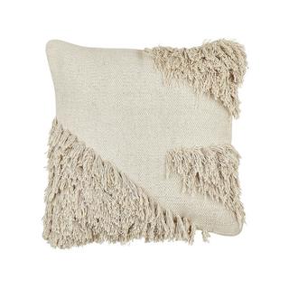 Beliani Lot de 2 coussins en Coton Boho SOURWOOD  