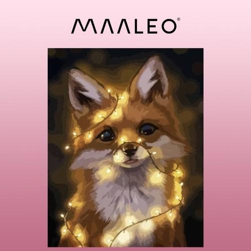 Maaleo Malen nach Zahlen 40x50cm - Maaleo Fuchs 22782  