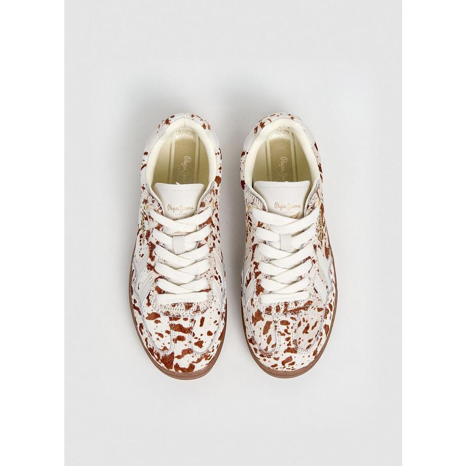 Pepe Jeans Baskets à Lacets Imprimé Animal  