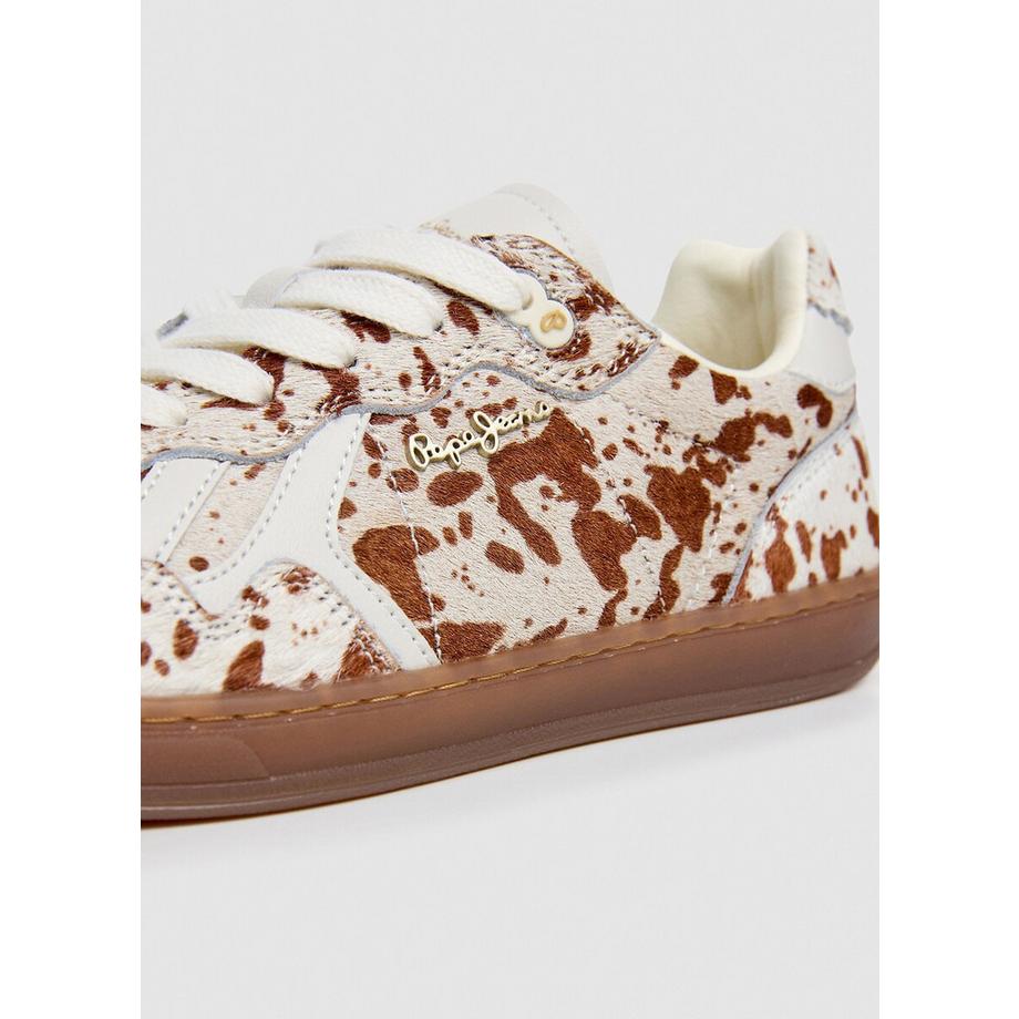 Pepe Jeans Baskets à Lacets Imprimé Animal  