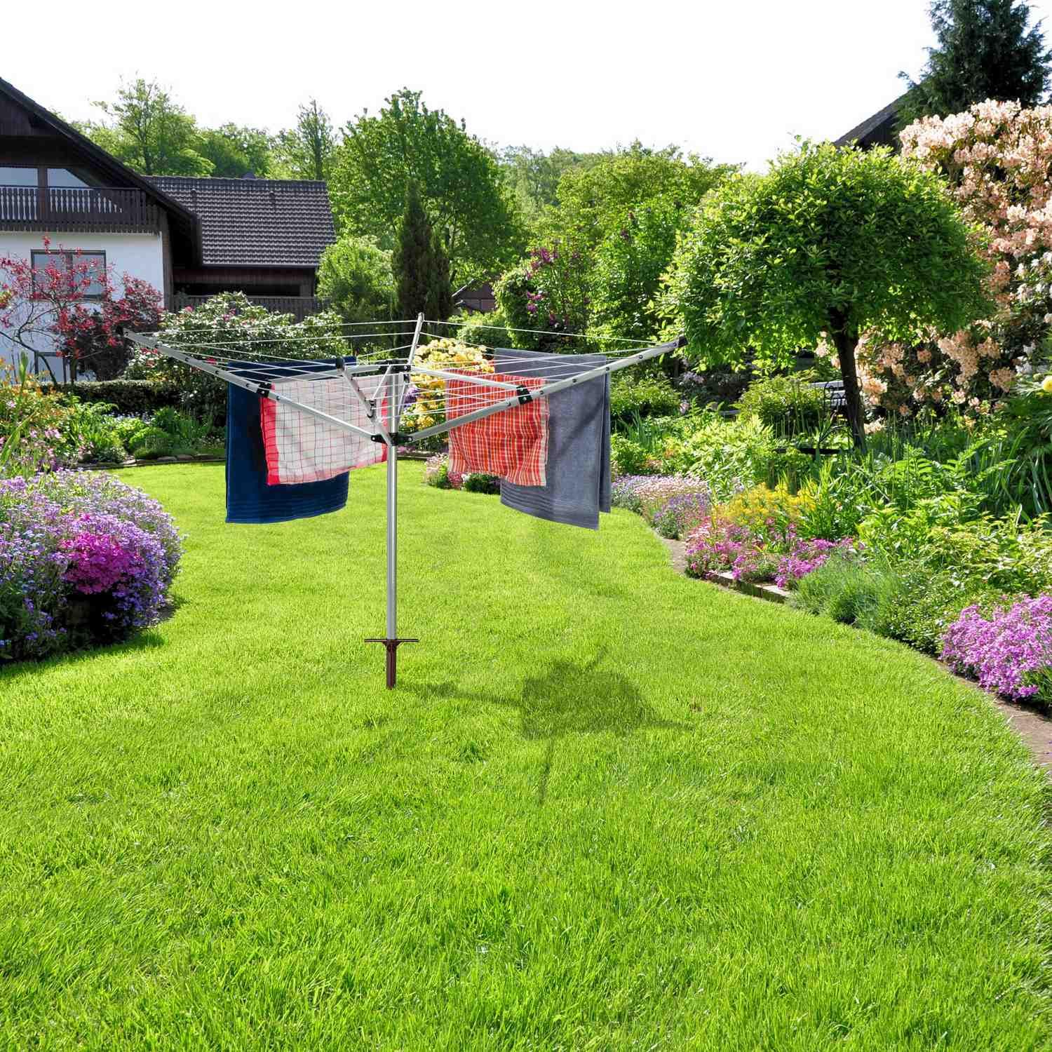 Northix Brauner Sonnenschirm-Schraubhalter  