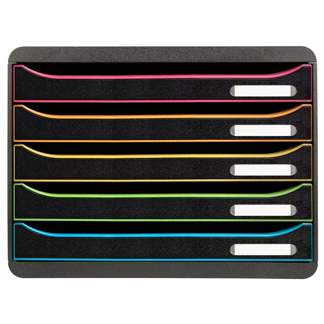 Exacompta Big Box Plus Horizon Black/Harlequin/Black