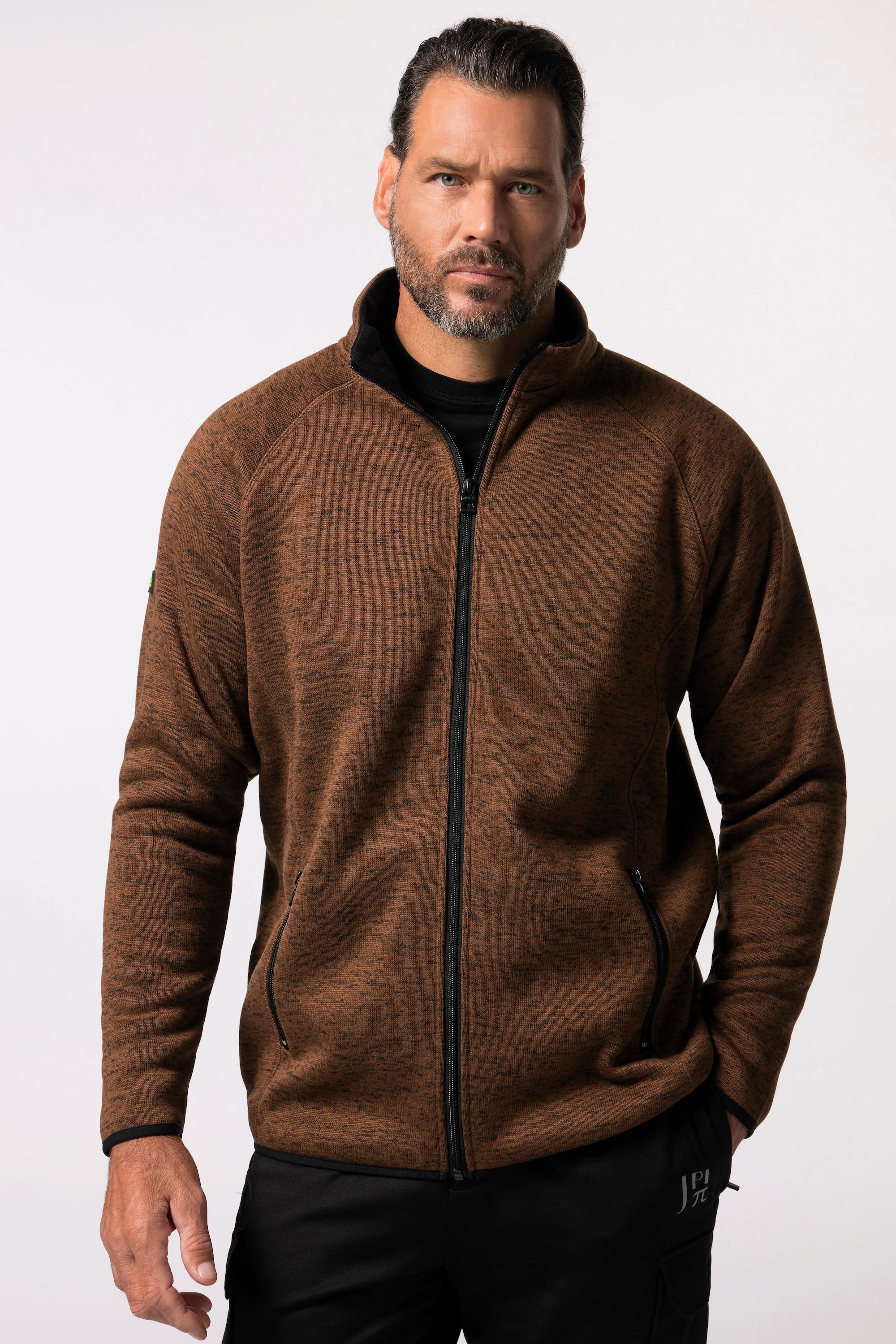 JP1880  Strickfleece-Jacke 