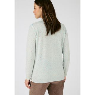 Damart  Bedruckter Pullover Stehkragen mit Hauptanteil Wolle. 