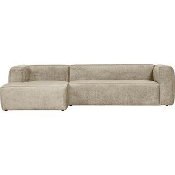 Ecksofa Bean links Chenille Velvet buttermilk 305x175