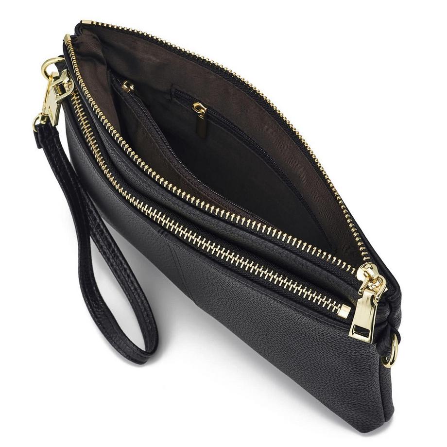 Only-bags.store Petit Sac Bandoulière Triple Fermeture Éclair  