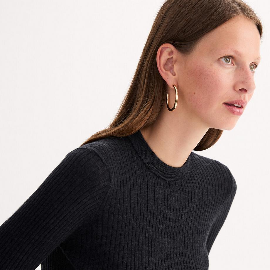 La Redoute Collections Rundhals Pullover Rippstrick  