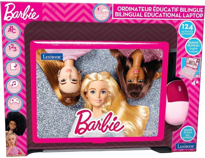 Lexibook  Barbie Zweisprachiger pädagogischer Laptop (DE/EN) 