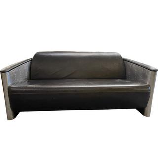 mutoni Sofa Bolton 3-Sitzer Vintage Black  