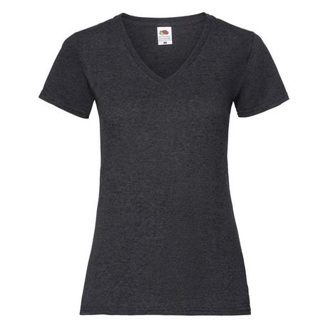 Fruit of the Loom  LadyFit Valueweight TShirt, VAusschnitt 