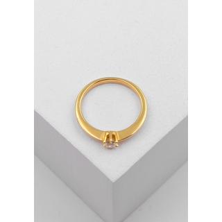 MUAU Schmuck  Solitaire Ring Diamant 0.20ct. Gelbgold 750 