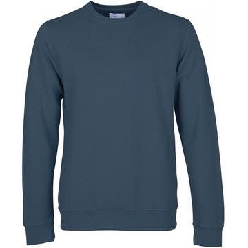 Sweatshirt col rond  Classic Organic petrol blue