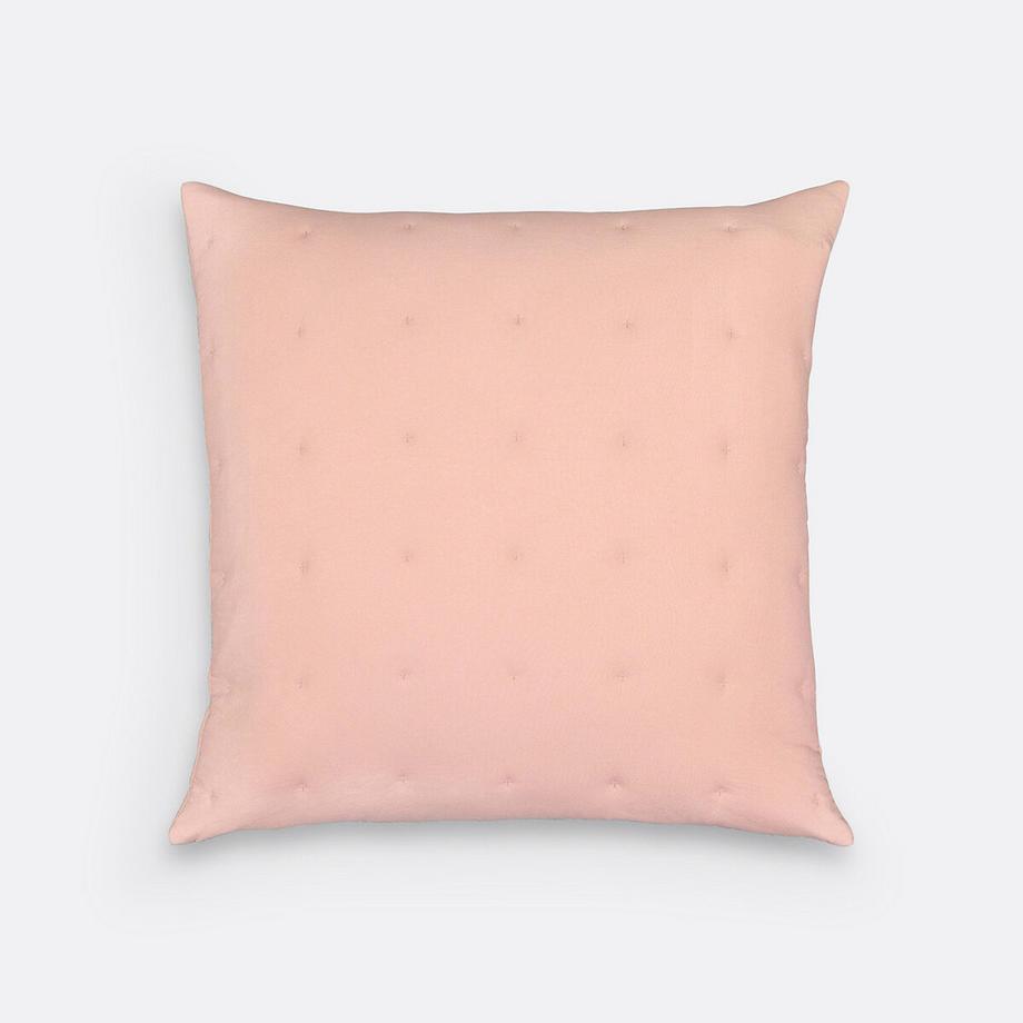 Housse de coussin microfibre lavée 65x65cm