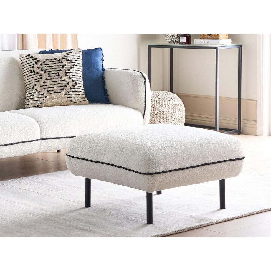 Beliani Ottoman en Bouclé Rétro TONSBERG  