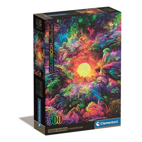 Clementoni  Puzzle ColorBoom Psychedelic Jungle Sunrise (500Teile) 
