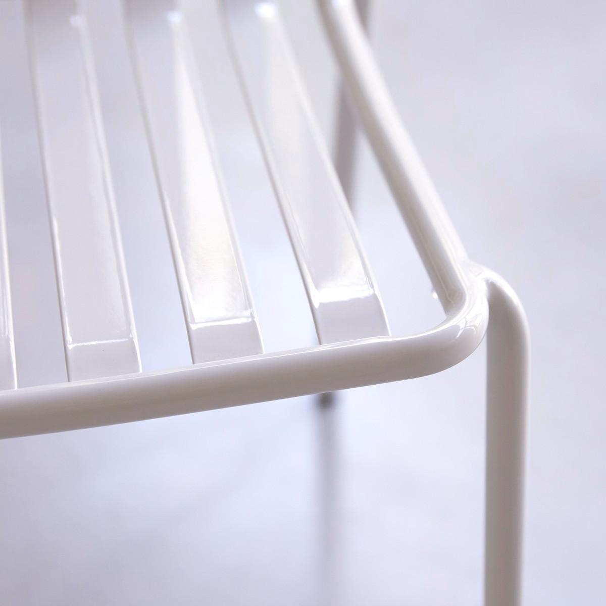 Tikamoon Stuhl aus Metall white Gaby  