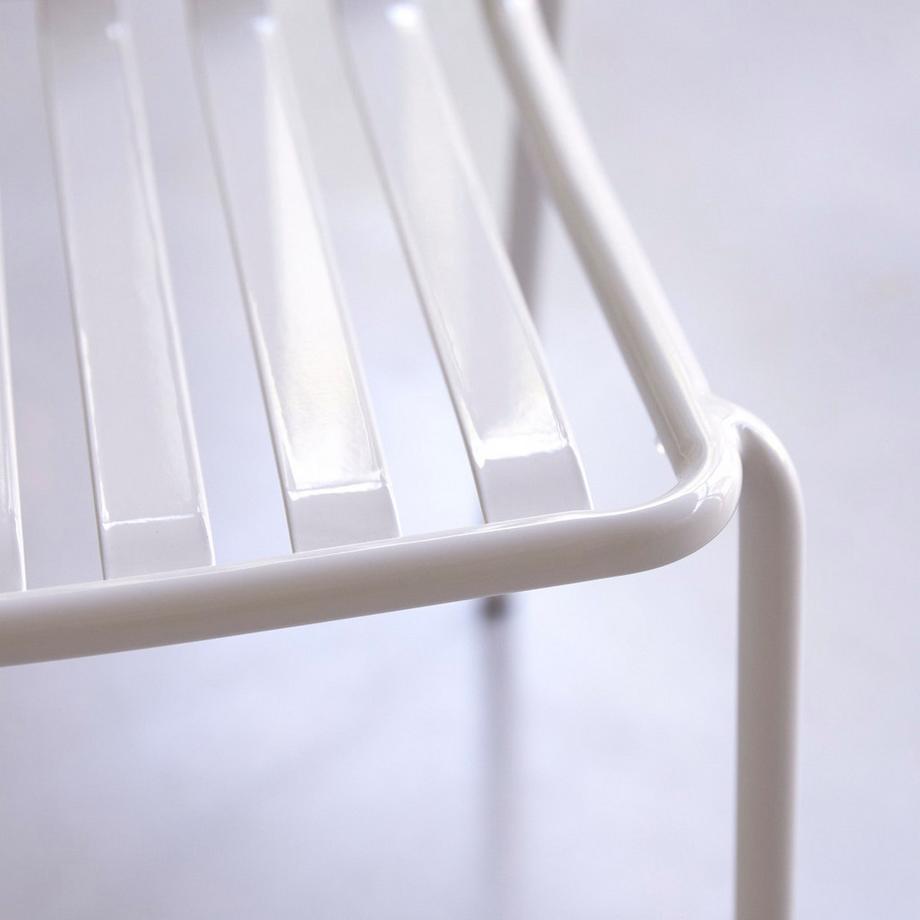 Tikamoon Chaise en métal white Gaby  