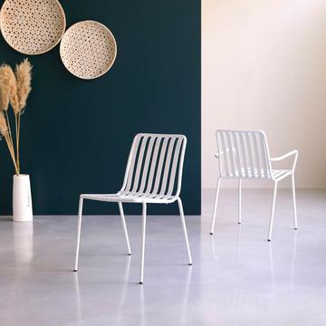 Stuhl aus Metall white Gaby