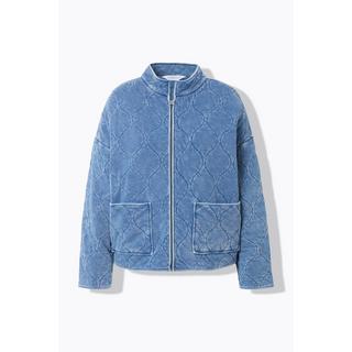 Studio Untold Veste Oversized Matelassée Délavée Vintage Col Montant  