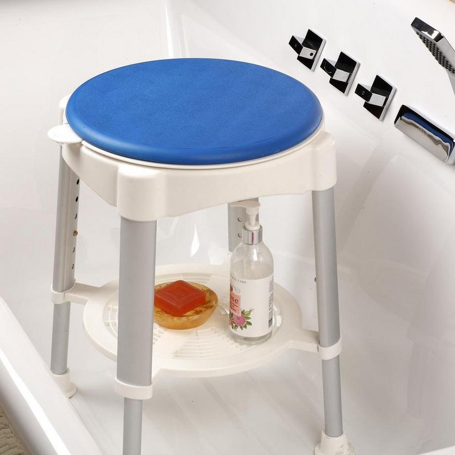 Northio  Drehbarer Duschhocker – höhenverstellbar 