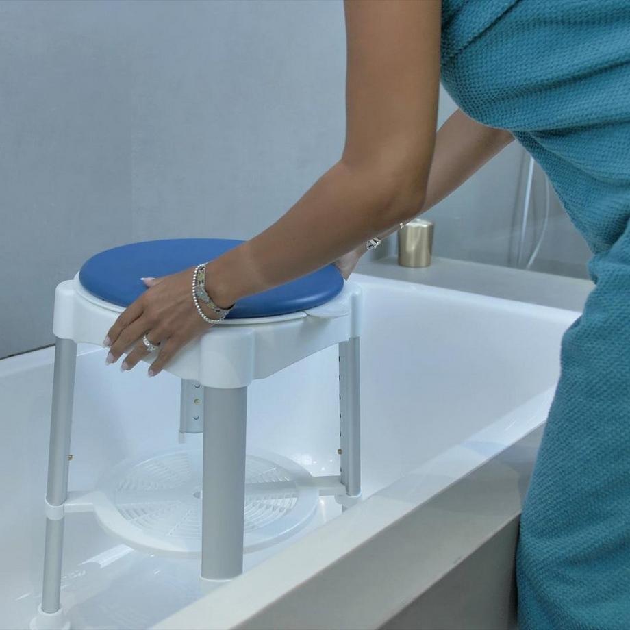 Northio  Drehbarer Duschhocker – höhenverstellbar 