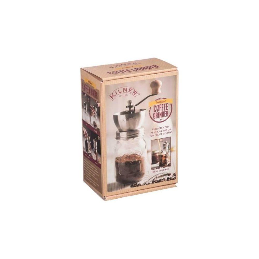 KILNER Kilner 65025785 macina caffé Acciaio inox, Trasparente  