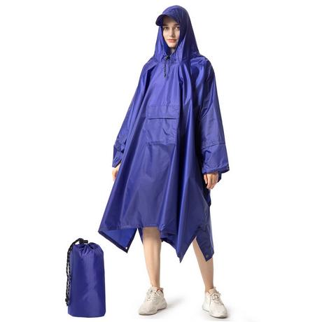 Alopini Poncho Antipioggia Impermeabile 3-in-1 Multiuso  