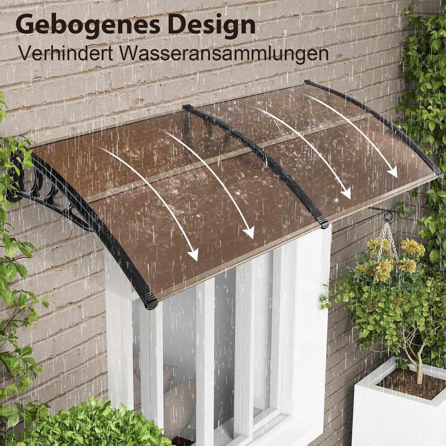 Northix Türvordach – Wetterbeständig  