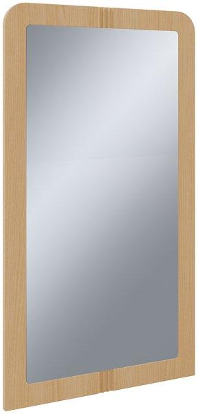 VCM Bois Mur Miroir de salle de bain Miroir de salle de bain avec étagère Balia  