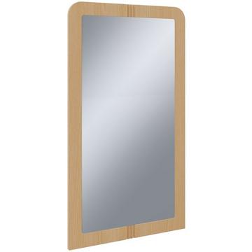 Holz Wandspiegel | für Badezimmer oder Flur geeignet | Maße: H. 90 x B. 50 x T. 2 cm | Wandspiegel mit Ablage - Balia