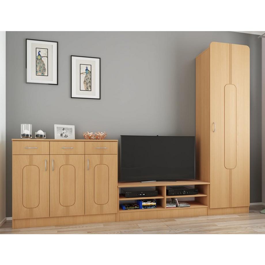 VCM Holz Wandspiegel | für Badezimmer oder Flur geeignet | Maße: H. 90 x B. 50 x T. 2 cm | Wandspiegel mit Ablage - Balia  