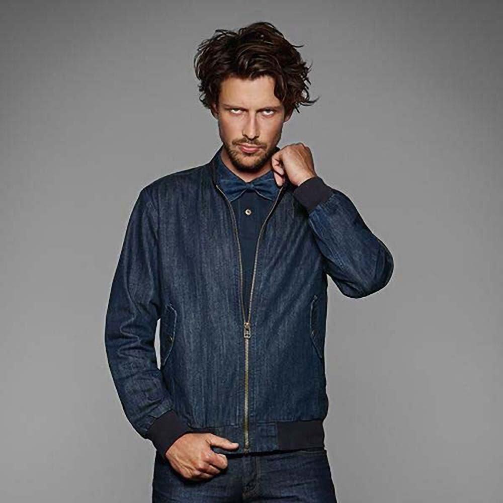 B and C Supremacy Veste Bomber en Denim  