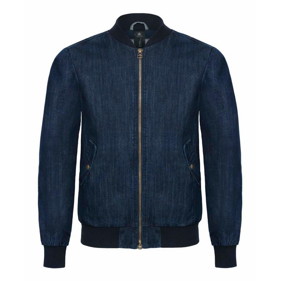B&C Denim Supremacy Denim Bomberjacke Jacke
