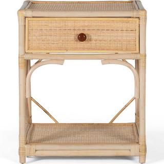 mutoni Table de nuit Sita Naturrattan 50x60  