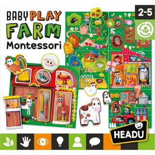 Sombo  Montessori Baby Play Farm Erste Entdeckungsreisen auf dem Bauernhof - 2-5 Jahre 