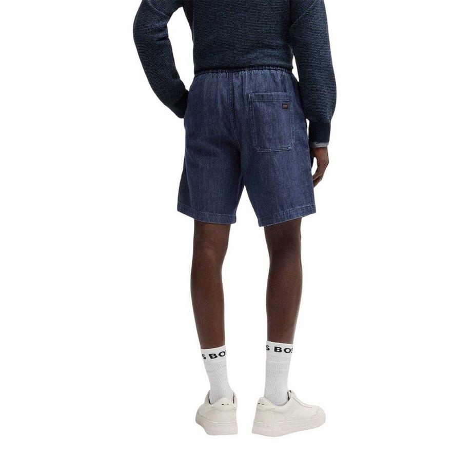 BOSS Pantaloncini in Denim con Coulisse  